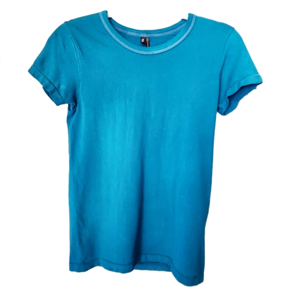 Daisy Fuentes Short-sleeved Teal Size L/XL